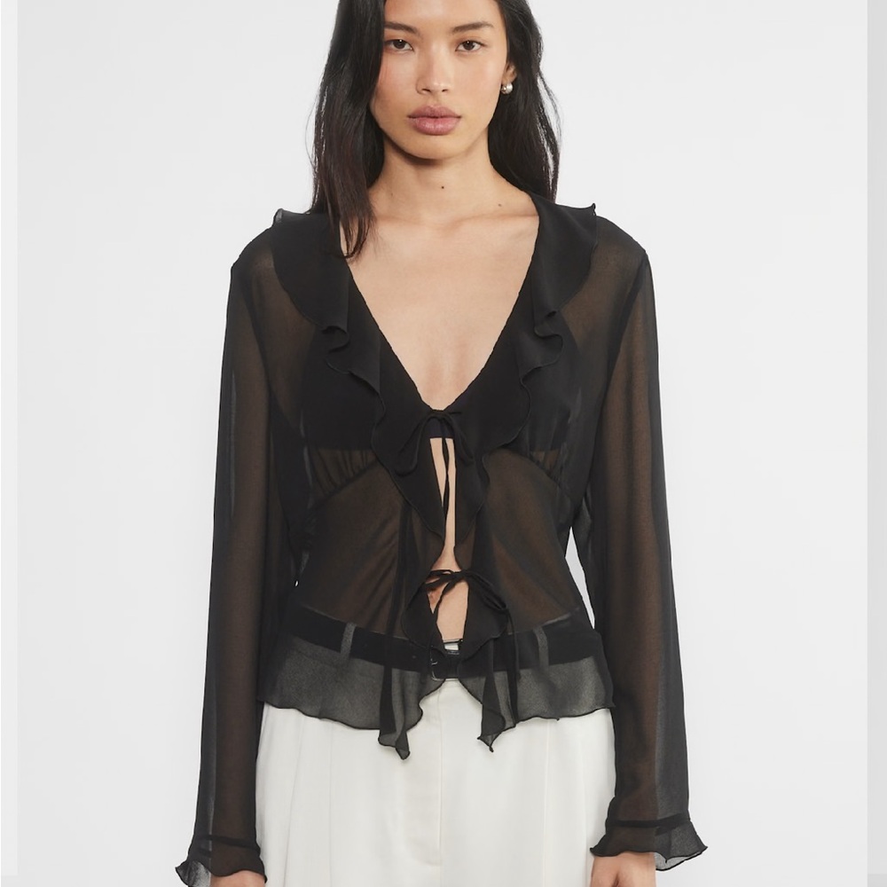 Aritzia Wilfred Frenchy Blouse